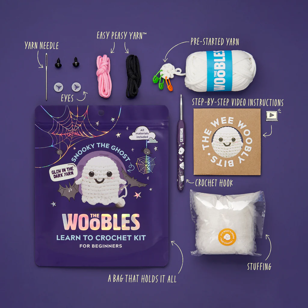 Snooky the Ghost Crochet Kit - Image 3