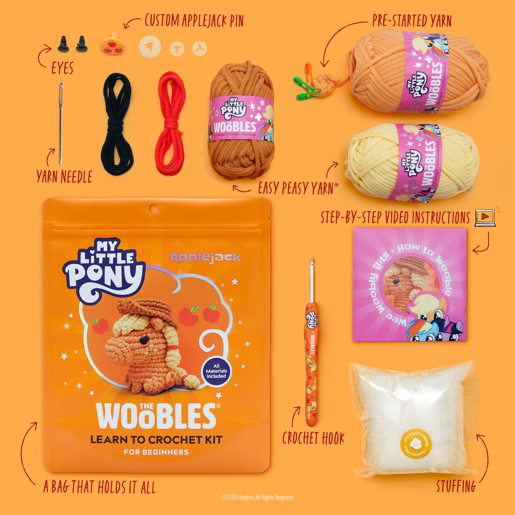 Applejack Crochet Kit - Image 2