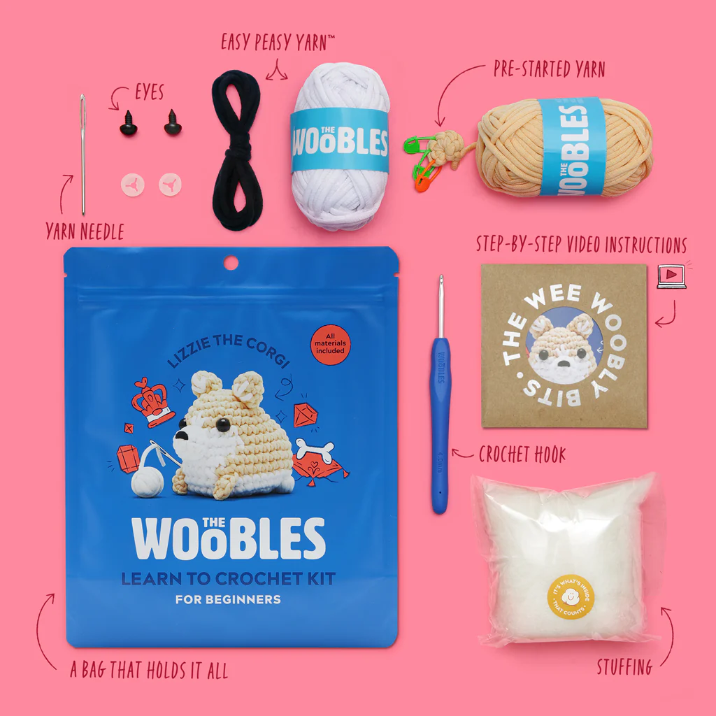 Lizzie the Corgi Crochet Kit - Image 4