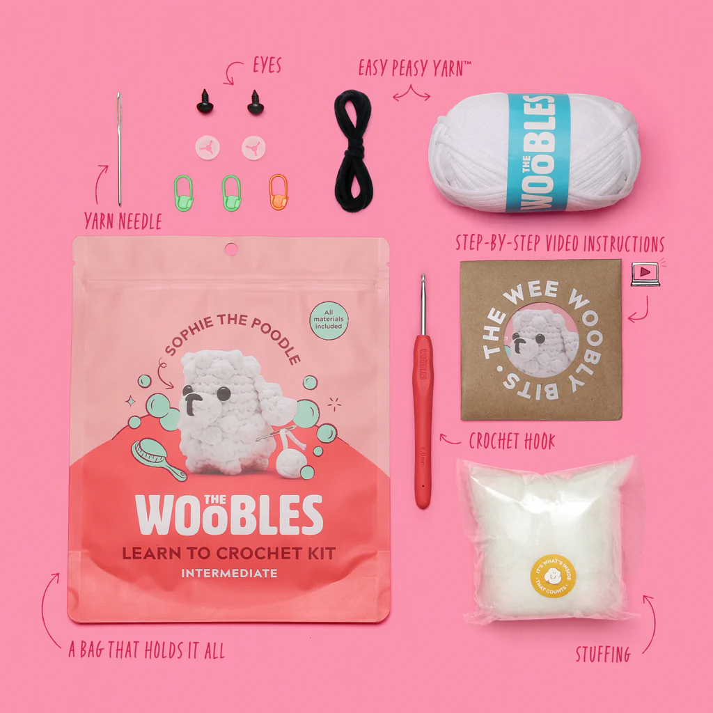Sophie the Poodle Crochet Kit - Image 4