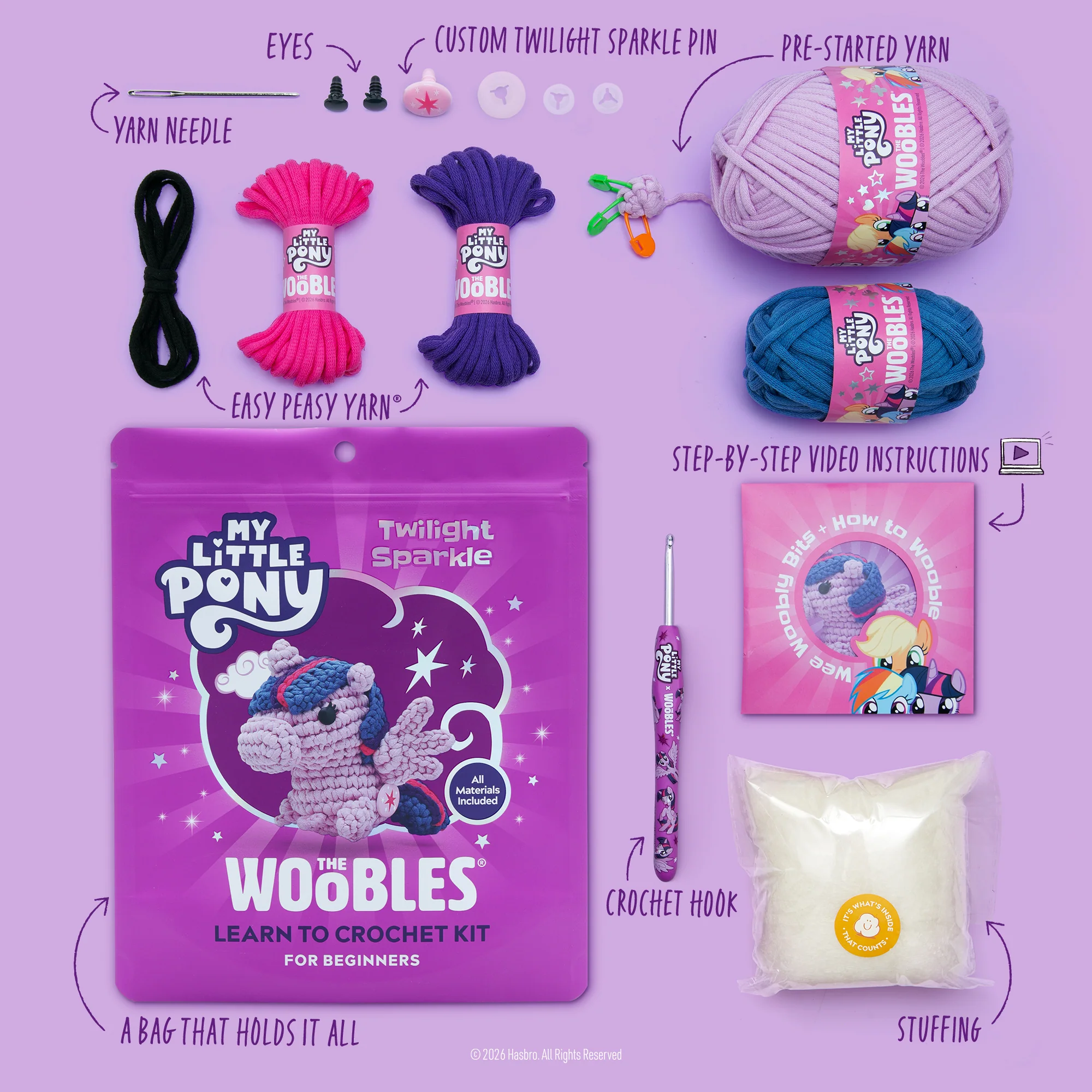 Twilight Sparkle Crochet Kit - Image 2
