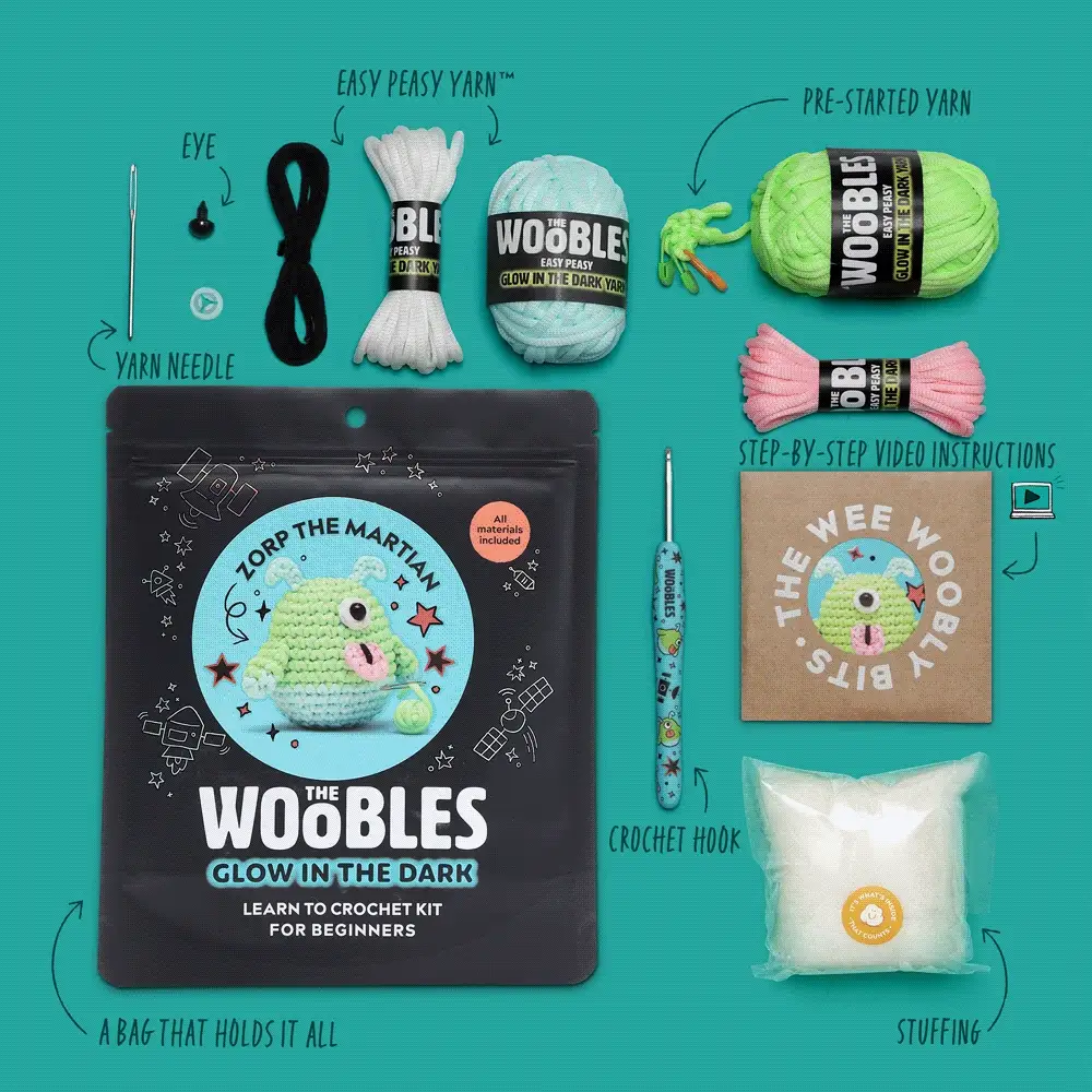 Zorp the Martian Crochet Kit - Image 6